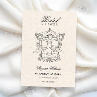 Angels bridal shower einladung