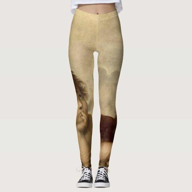 Angels Cherubs Raphael Santi Siena Leggings (Vorderseite)