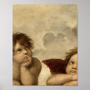 Angels Cherubs Raphael Santi Siena Poster