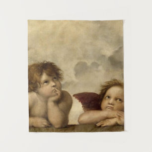 Angels Cherubs Raphael Santi Siena Wandteppich