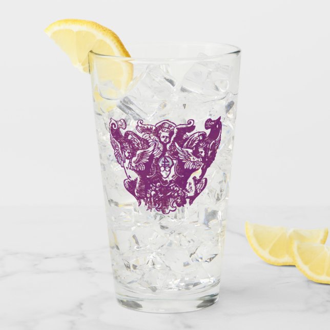 Angels – Engel Coat of arms – Emblem Glas (Vorderseite Ice)