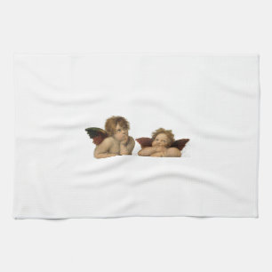 Angels Engel – Madonna Sixtina – Raphael – Raffael Geschirrtuch