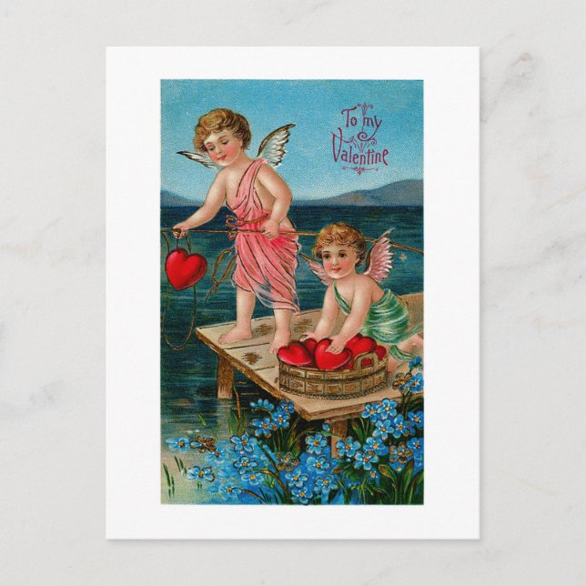 Angels Feiertagspostkarte (Vorderseite)