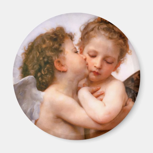 Angels First Kiss, Bouguereau Magnet (Vorne)