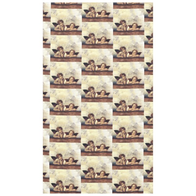 ANGELS / Flügeldrachen ,Wolken Raffaello Sanzio Tischdecke (Vorderseite)