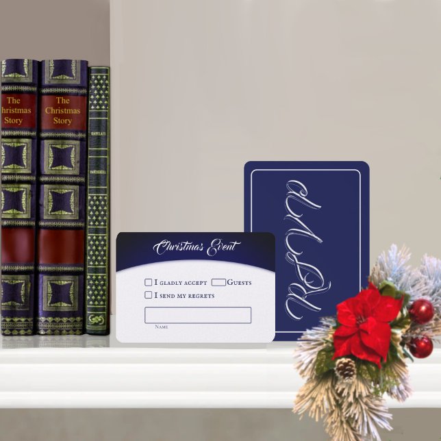 Angels From the Realms of Glory Response Card RSVP Karte (Von Creator hochgeladen)