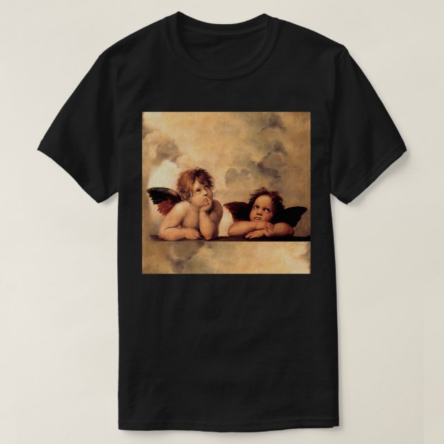 Angels Gift Raphael Cupid Cherubs Kunst, Dichtung  T-Shirt (Design vorne)