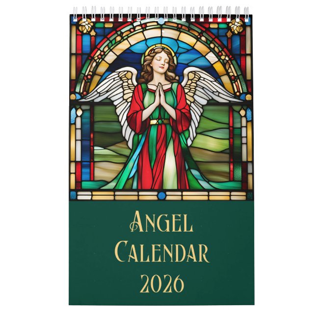 Angels Glass Window 2026 Personalisiert Kalender (Titelbild)