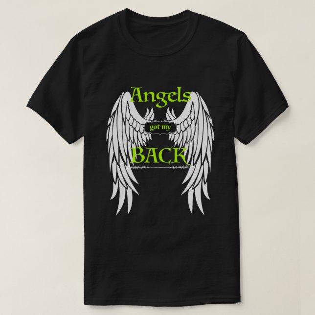Angels Got mir zurück Inspiration Religiöse Flügel T-Shirt (Design vorne)