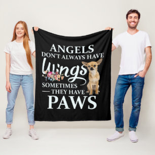 Angels haben nicht immer Flügel Chihuahua Lover Fleecedecke