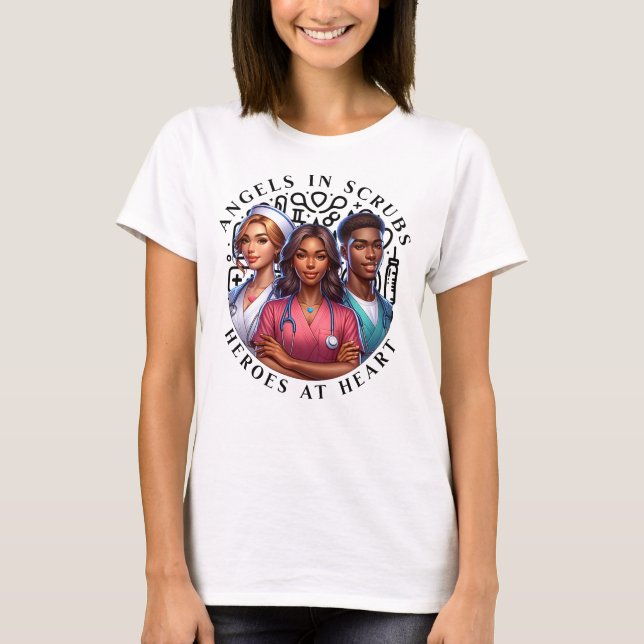 Angels in Scrubs T-Shirt (Vorderseite)
