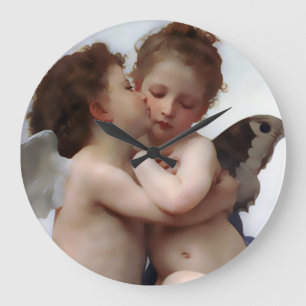 Angels Kiss Wall Clock Große Wanduhr