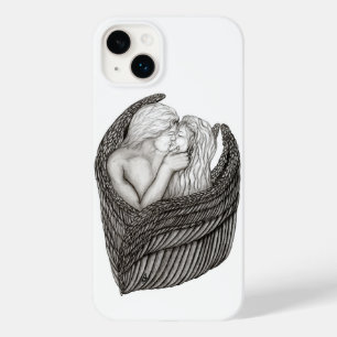 Angels Kissing , Schwarz-Weiß-Design Case-Mate iPhone 14 Plus Hülle