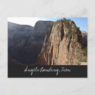 Angels Landing im Zion-Nationalpark Postkarte