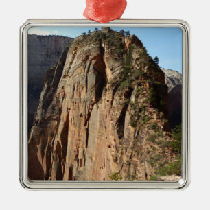Angels Landing im Zion-Nationalpark Silbernes Ornament