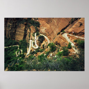 Angels Landing Trail Plakat