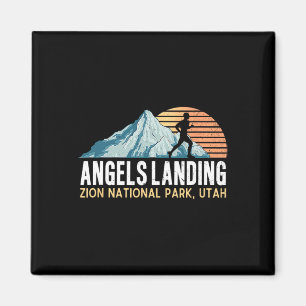 Angels Landing Wanderweg Vintage Zion National Magnet