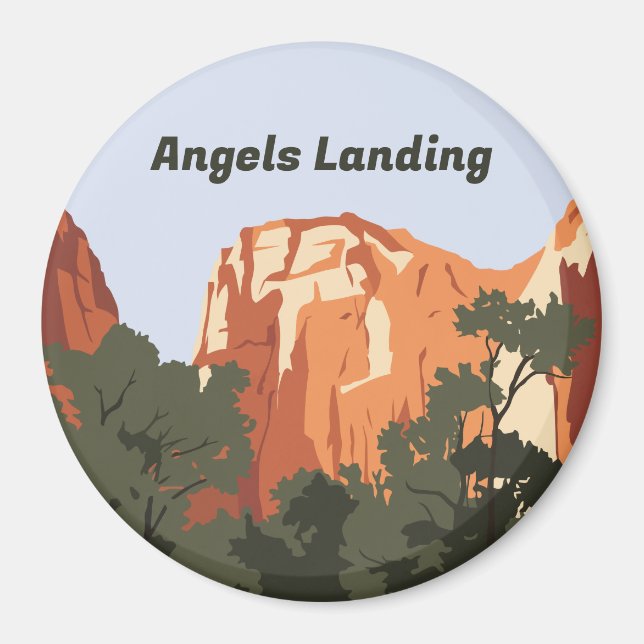Angels Landing, Zion-Nationalpark Magnet (Vorne)