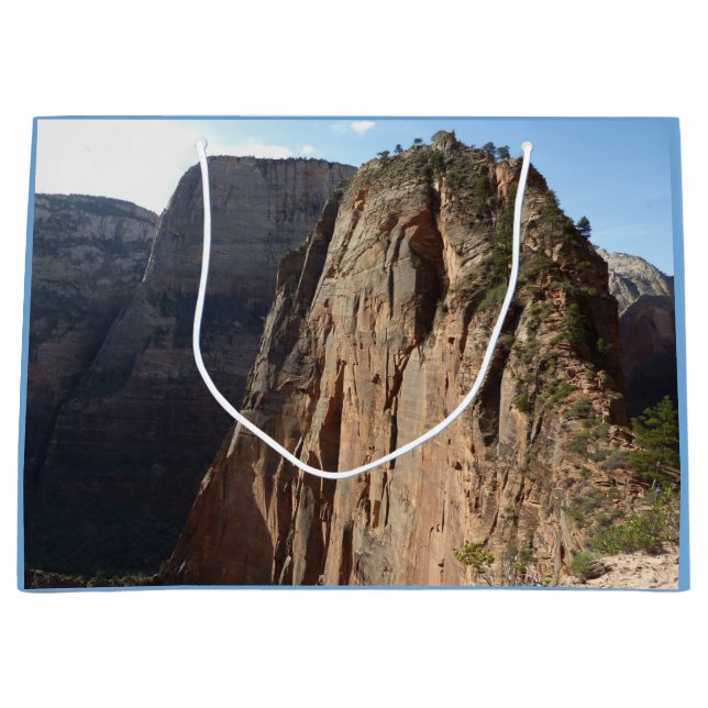 Angels Landung im Zion Nationalpark Große Geschenktüte (Vorderseite)