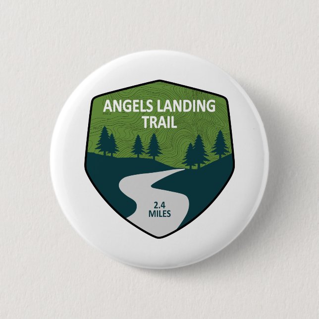 Angels Landweg Zion Nationalpark Button (Vorderseite)