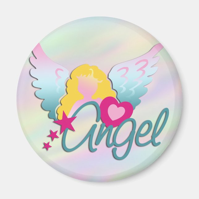 Angels Liebe | hellfarbig Magnet (Vorne)