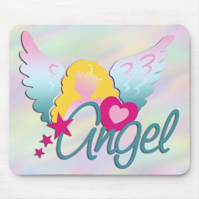 Angels Liebe | hellfarbig Mousepad (Vorne)