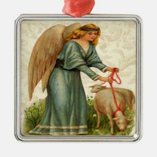 Angels Little Lamb Ornament