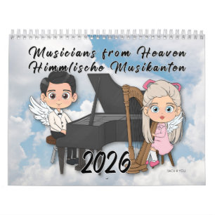 Angels Making Music - Musiker aus dem Himmel 2026 Kalender