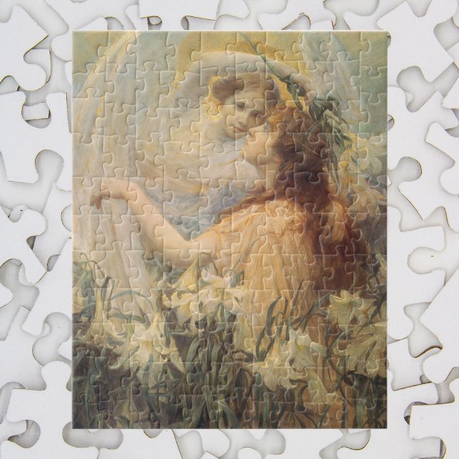 Angel's Message von George Swanstatt, Vintag Art Puzzle (Von Creator hochgeladen)