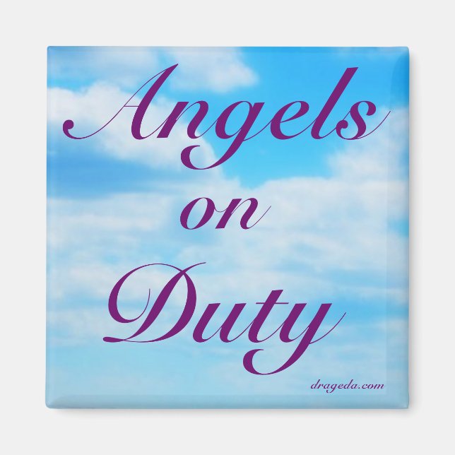 Angels on Duty - From the Poem of the Same Name Magnet (Vorne)