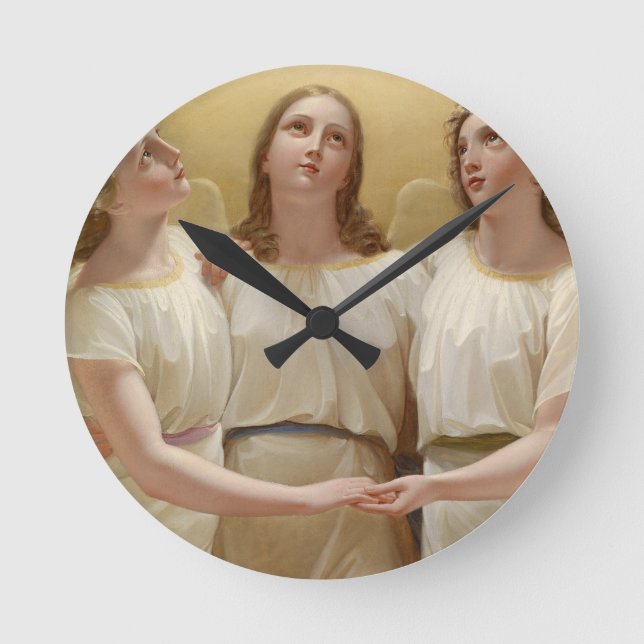 ANGELS RUNDE WANDUHR (Vorderseite)