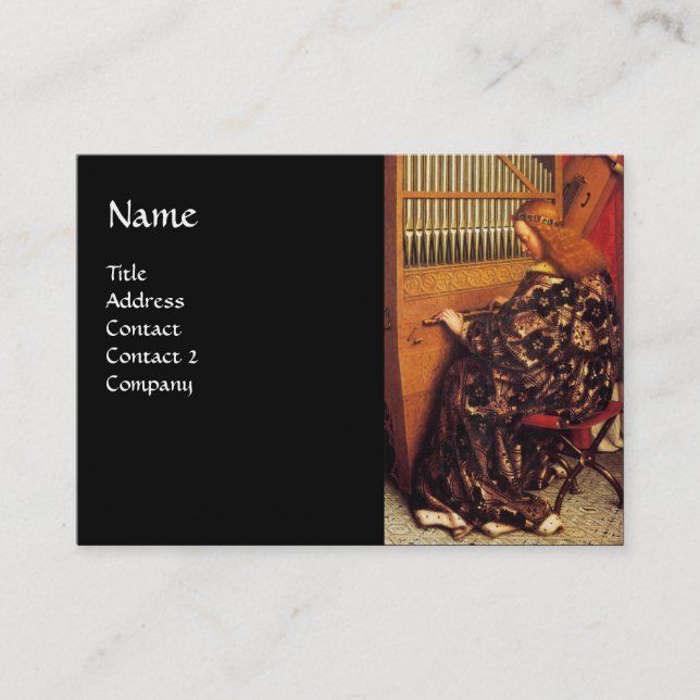 ANGELS SPIELEN MUSIK , Detail Visitenkarte (Vorderseite)