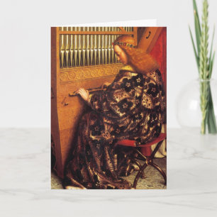 ANGELS SPIELEN MUSIK FEIERTAGSKARTE