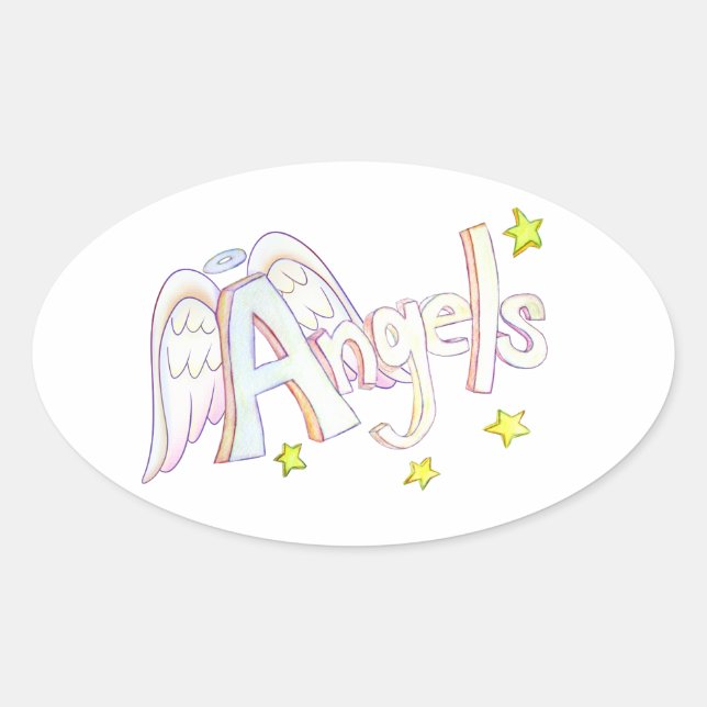 Angels Sticker für Inspirationsskripte für Word-Ku (Vorderseite)