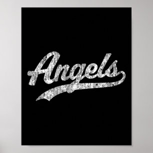 Angels T Shirt Vintag Sports Name T-Shirt Design T Poster