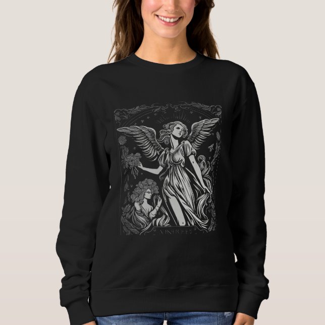 Angels Tarot Card Graphic for Men Women Boys Girls Sweatshirt (Vorderseite)