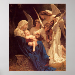 Angels Wilhelm Bouguereau Kunstmuseum Poster