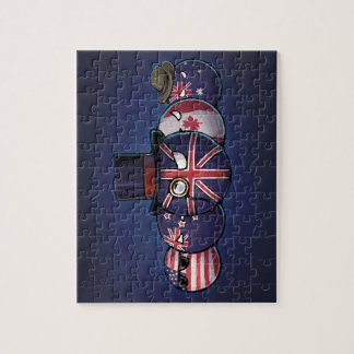 Angelsachse Countryballs Puzzle