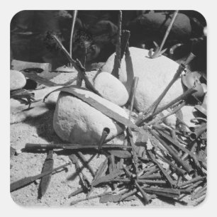 Angelsächsische Waffen finden sich neben dem Nydam Quadratischer Aufkleber