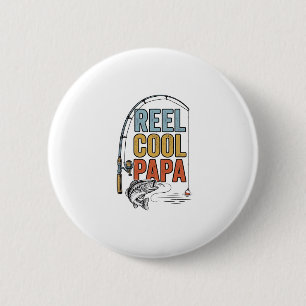 Angelsächsisches Papa-Angeln-Shirt Design_1 Button