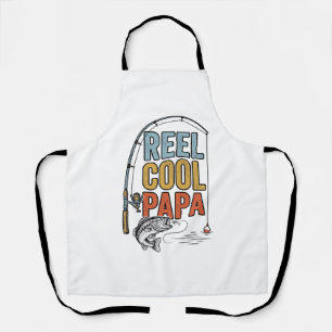 Angelsächsisches Papa-Angeln-Shirt-Design_1 Schürze