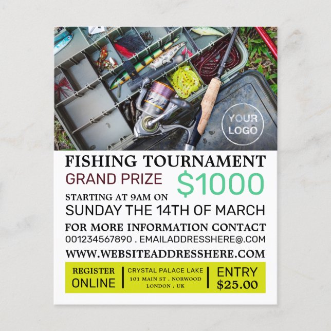 Angelschachtel, Fishing Tournament Flyer (Vorne)