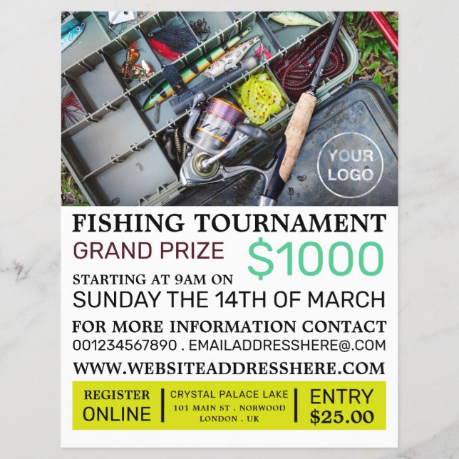 Angelschachtel, Fishing Tournament Flyer (Vorne)