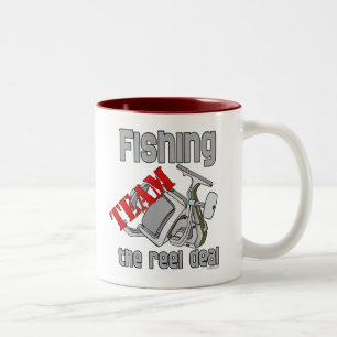 Angelteam, das den Walfang betreibt Zweifarbige Tasse