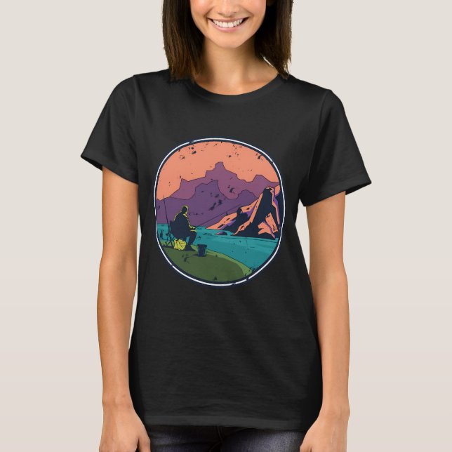 Angeltour Angler Fischer T-Shirt (Vorderseite)
