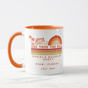 Angeltrip am Wochenende Junggesellenabschied Tasse
