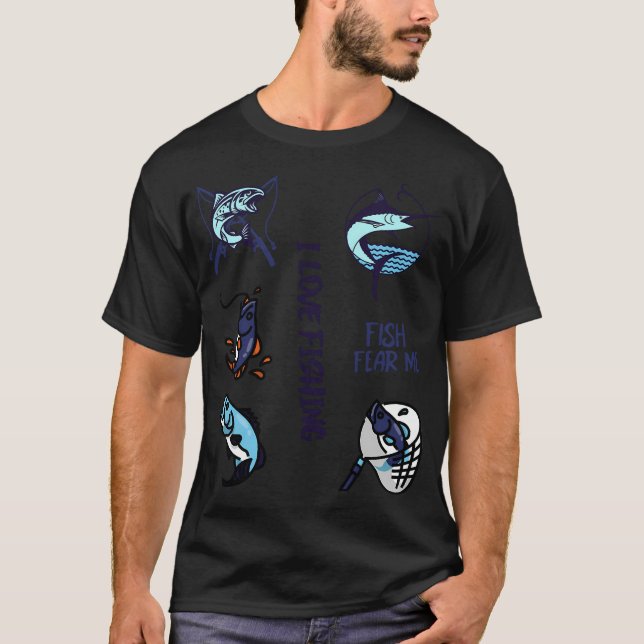 Angelturnier-Angeln T-Shirt (Vorderseite)