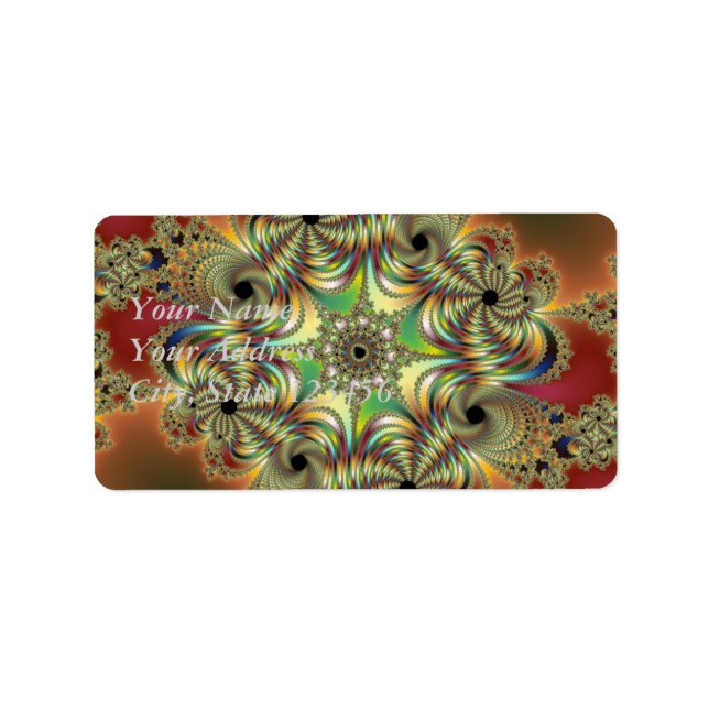 Angelus Fraktal Adressaufkleber (Vorne)