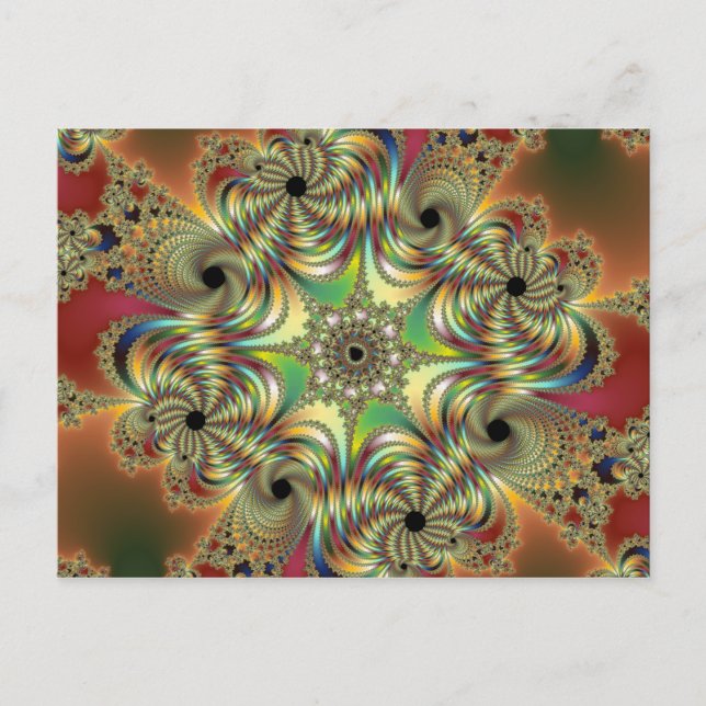Angelus Fraktal Postkarte (Vorderseite)