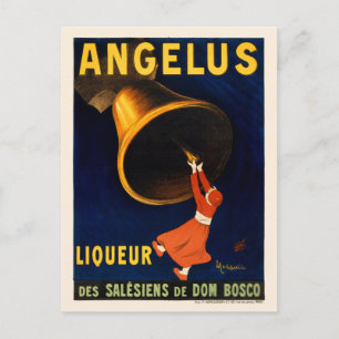 Angelus LiQueur France Vintage Poster 1907 Postkarte